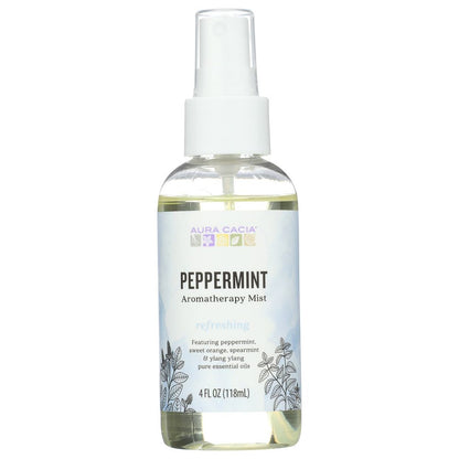 AURA CACIA: Peppermint Harvest Aromatherapy Mist, 4 oz