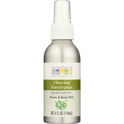 AURA CACIA: Eucalyptus Aromatherapy Mist, 4 oz