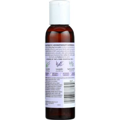 AURA CACIA: Aromatherapy Body Oil Relaxing Lavender, 4 oz