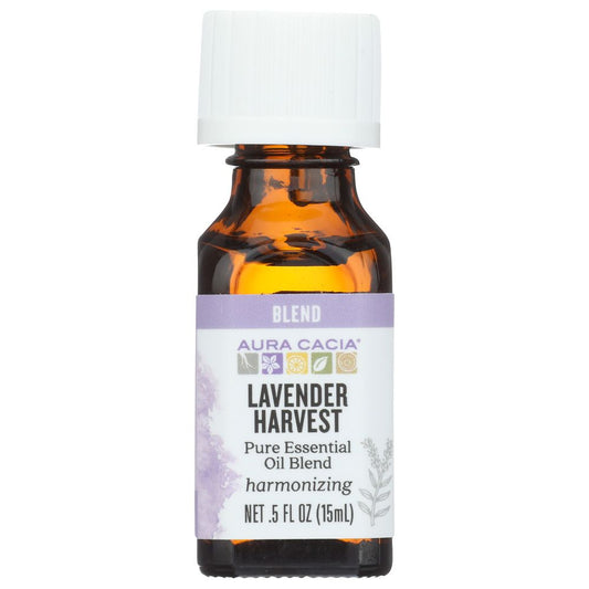 AURA CACIA: 100% Pure Essential Oil Lavender Harvest, 0.5 oz