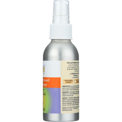 AURA CACIA: Peaceful Patchouli & Sweet Orange Room & Body Mist, 4 oz