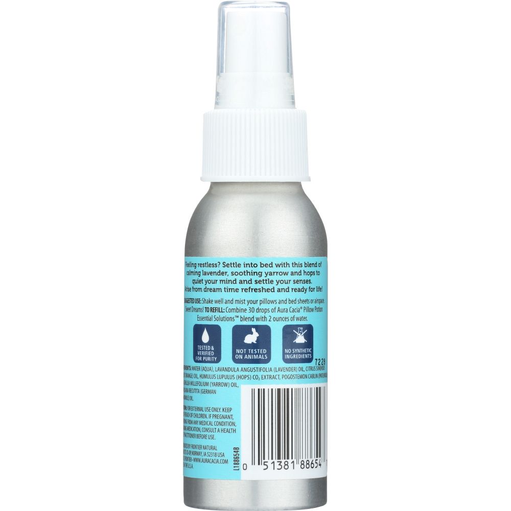 AURA CACIA: Pillow Potion Essential Solutions Mist, 2 oz