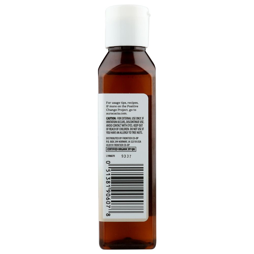 AURA CACIA: Organic Skin Care Oil Nuturing Sweet Almond, 4 oz