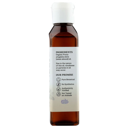 AURA CACIA: Organic Skin Care Oil Nuturing Sweet Almond, 4 oz