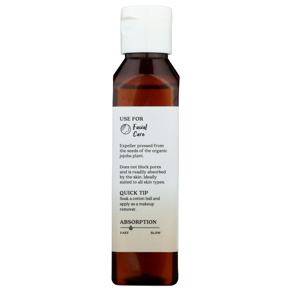 AURA CACIA: Organic Jojoba Skin Care Oil, 4 oz