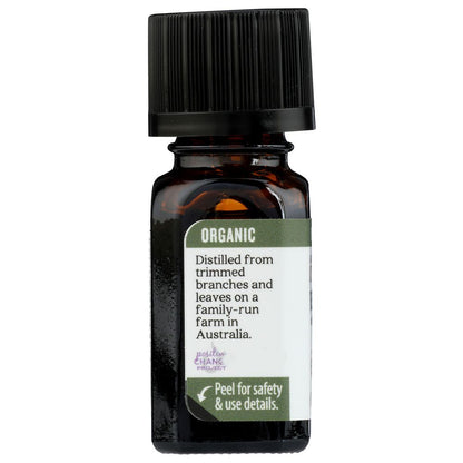 AURA CACIA: Organic Tea Tree Essential Oil, 0.25 oz