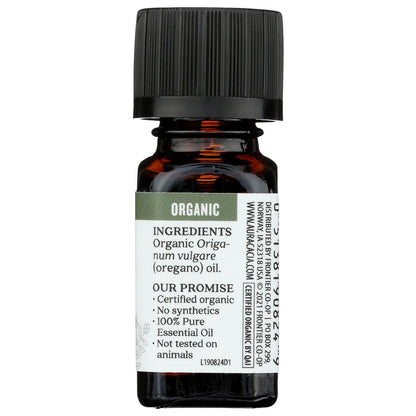 AURA CACIA: Organic Oregano Essential Oil, 0.25 oz