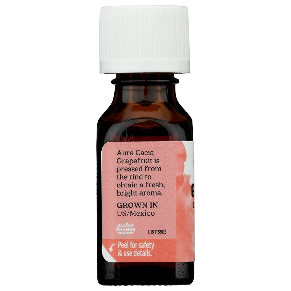 AURA CACIA: 100% Pure Essential Oil Grapefruit, 0.5 Oz