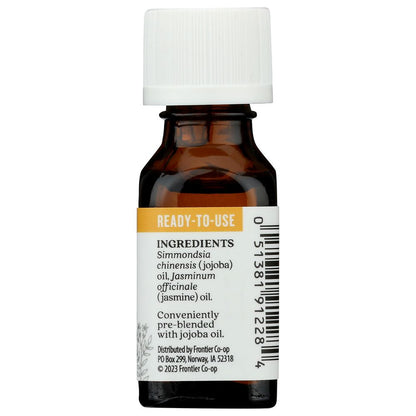 AURA CACIA: Jasmine Absolute in Jojoba Oil, 0.5 oz