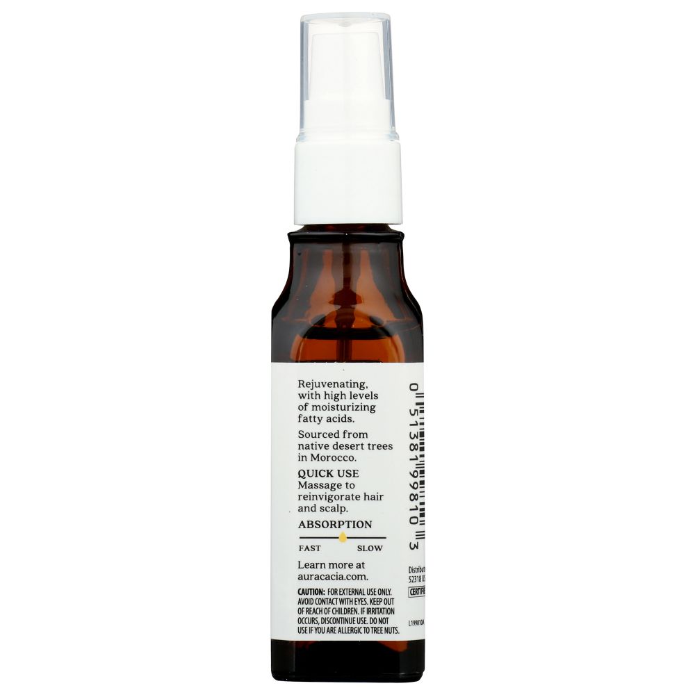 AURA CACIA: Organic Argan Oil Rejuvenating, 1 oz