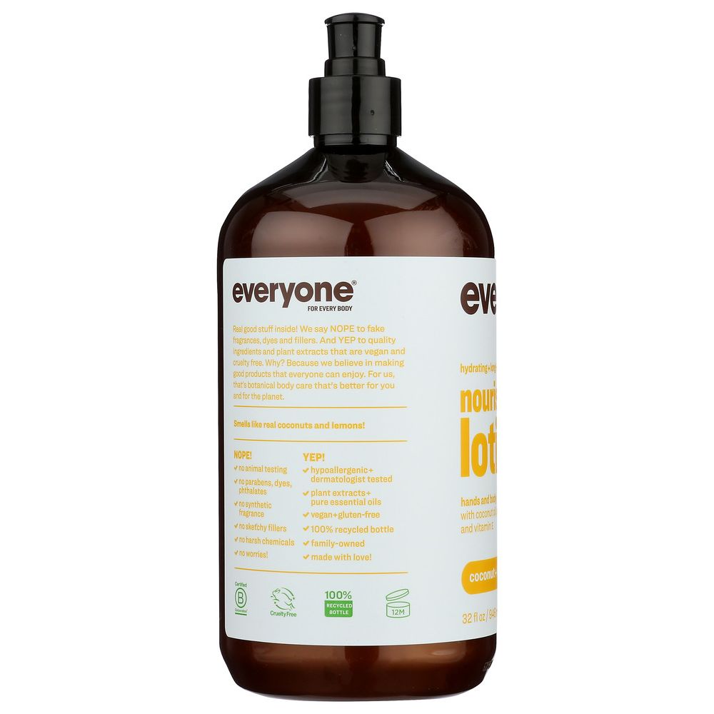 EO PRODUCTS: Everyone 3-in-1 Coconut Plus Lemon Lotion, 32 oz