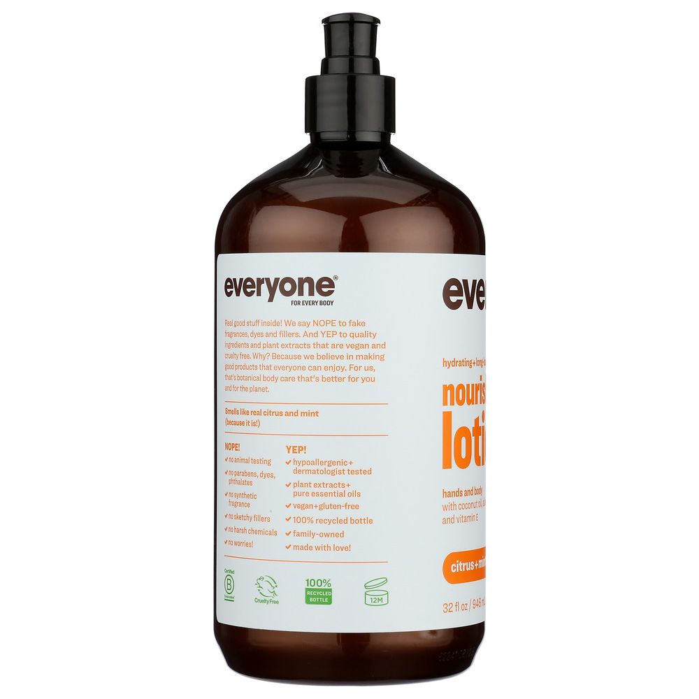 EO PRODUCTS: Everyone 3-in-1 Citrus + Mint Lotion, 32 oz