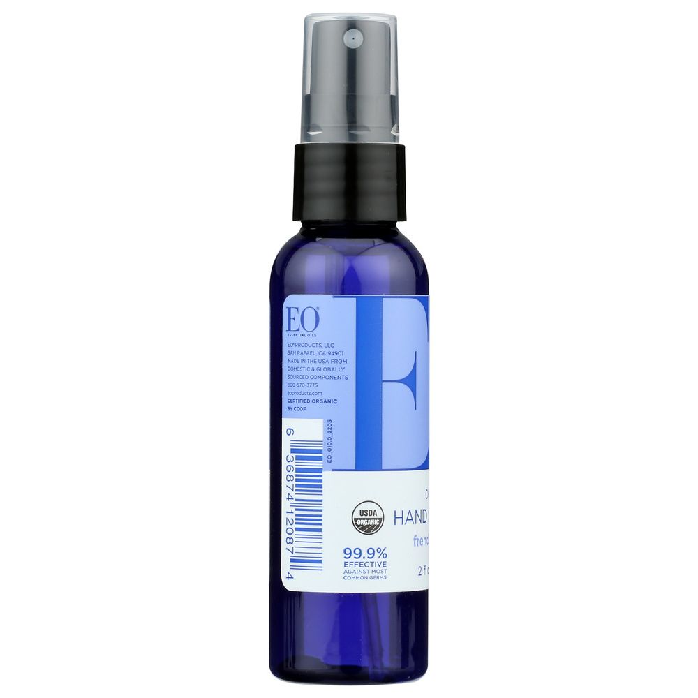 EO PRODUCTS: Hand Sanitizer Spray Organic Lavender, 2 oz