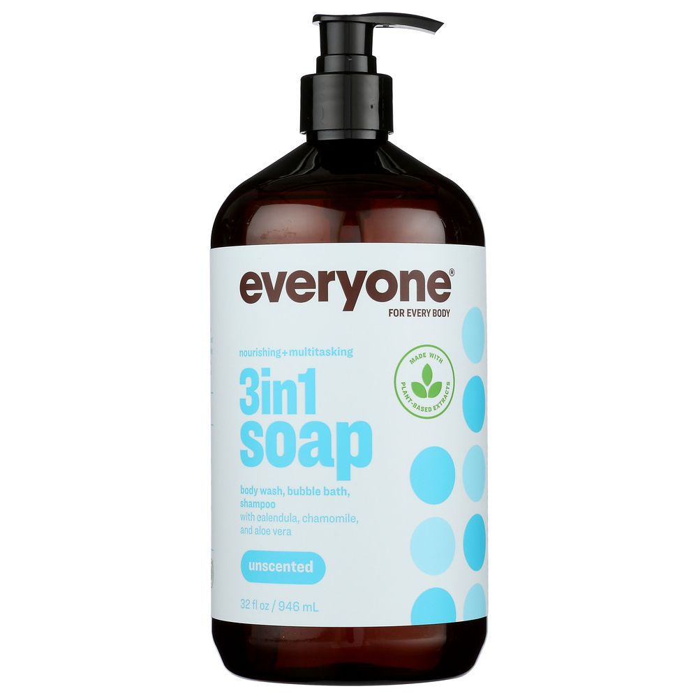 EVERYONE: Soap Liquid Everyone Unscented, 32 oz