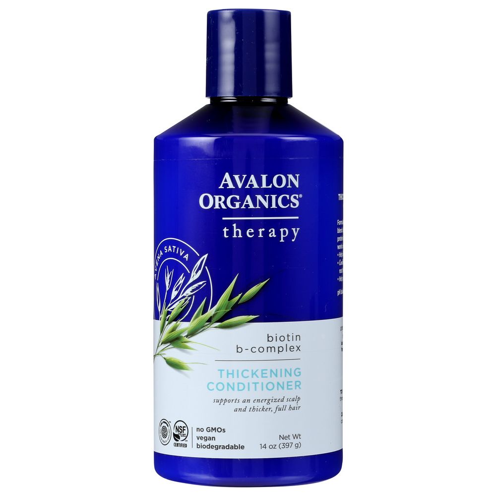 AVALON ORGANICS: Thickening Conditioner Biotin B-Complex Therapy, 14 oz