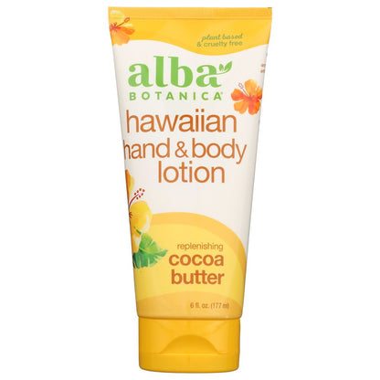 ALBA BOTANICA: Hawaiian Hand & Body Lotion Cocoa Butter, 7 oz