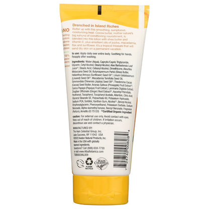 ALBA BOTANICA: Hawaiian Hand & Body Lotion Cocoa Butter, 7 oz