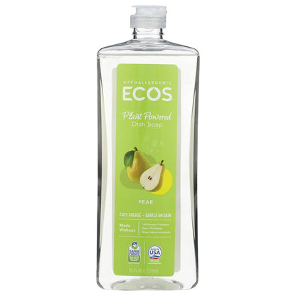 EARTH FRIENDLY: Ecos Dishmate Dish Liquid Pear, 25 oz