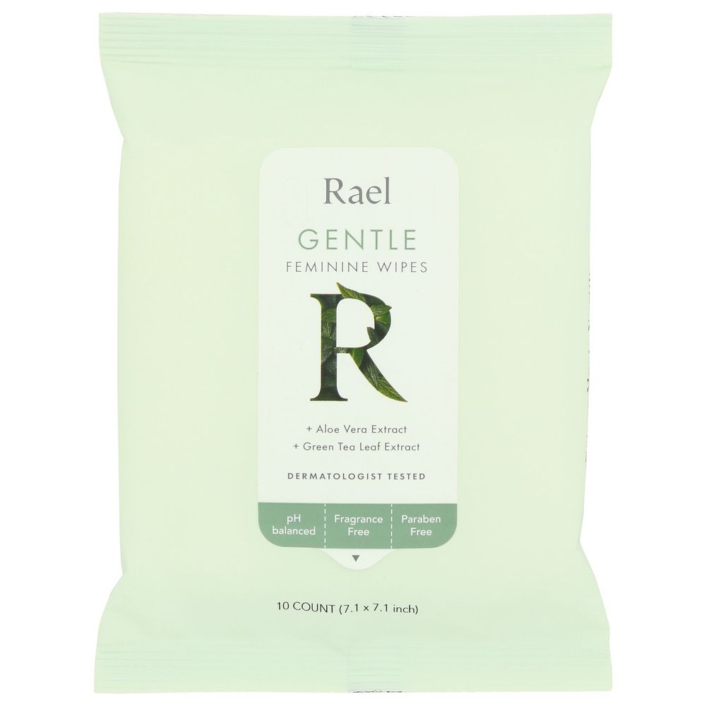 RAEL: Wipes Feminine Cleansing, 10 ea