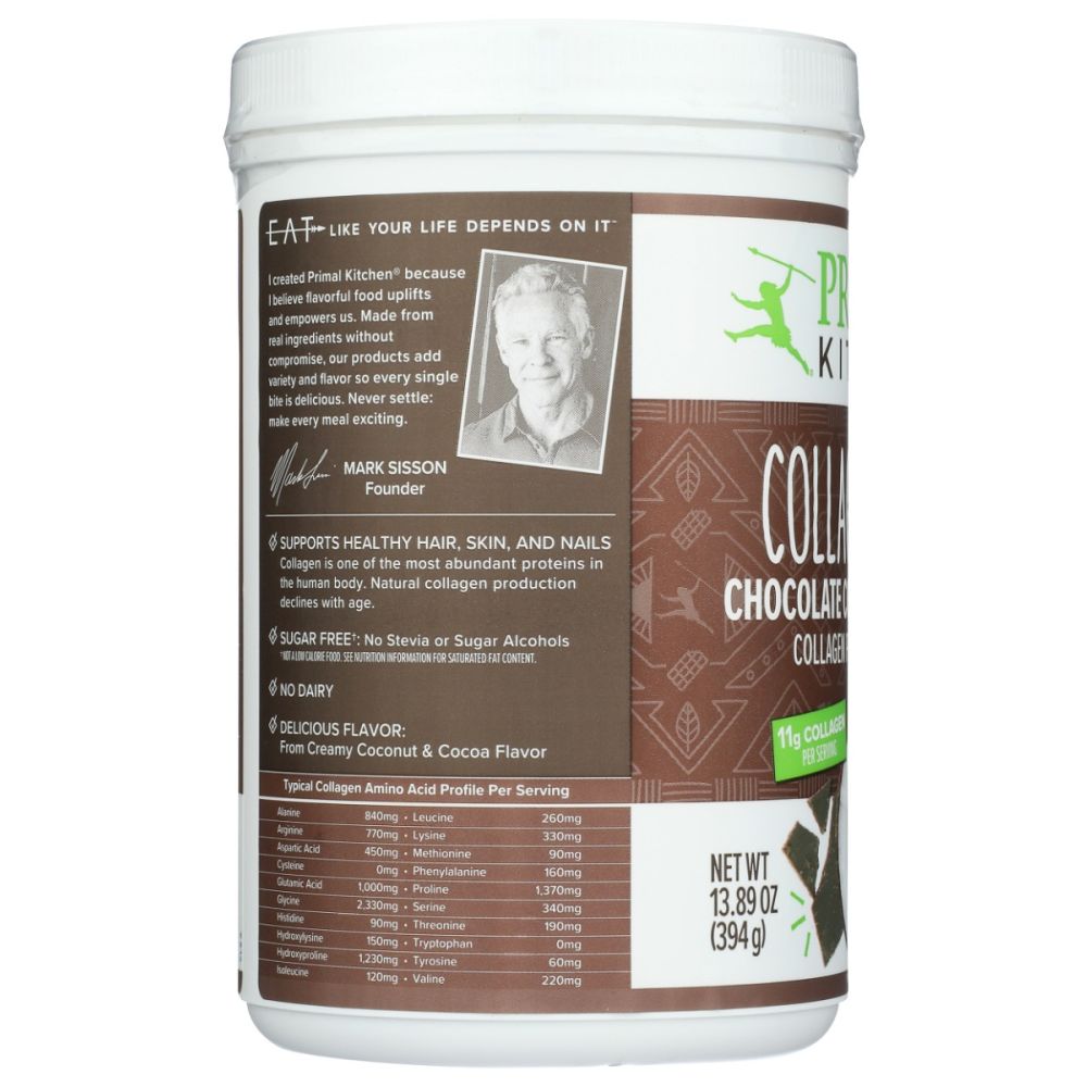 PRIMAL KITCHEN: Collagen Fuel Chocolate Coconut, 13.9 oz