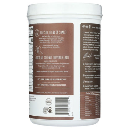 PRIMAL KITCHEN: Collagen Fuel Chocolate Coconut, 13.9 oz