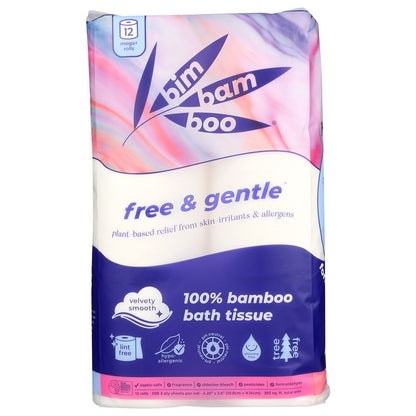 BIM BAM BOO: Tissue Bath 2Ply, 12 pc