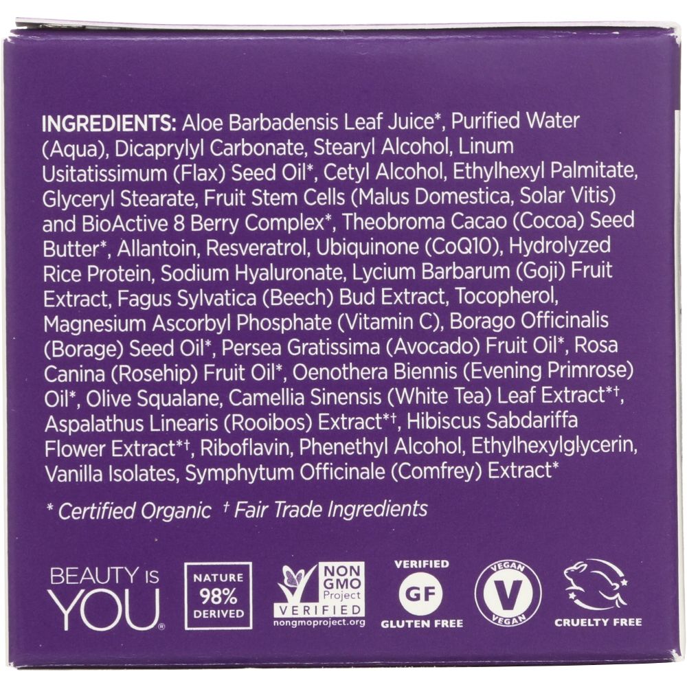 ANDALOU NATURALS: Resveratrol Q10 Night Repair Cream Age-Defying, 1.7 Oz