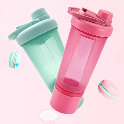 Woman Sport Whey Protein Shaker Bottle BPA Free