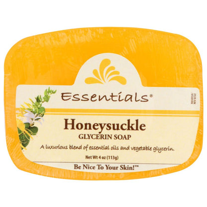 CLEARLY NATURAL: Glycerine Bar Soap Honeysuckle, 4 oz