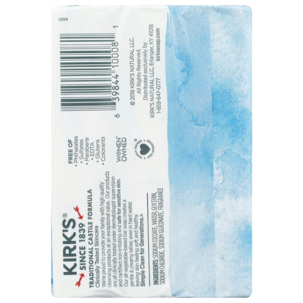 KIRKS: Original Fresh Scent Bar Soap 3Pk, 12 oz