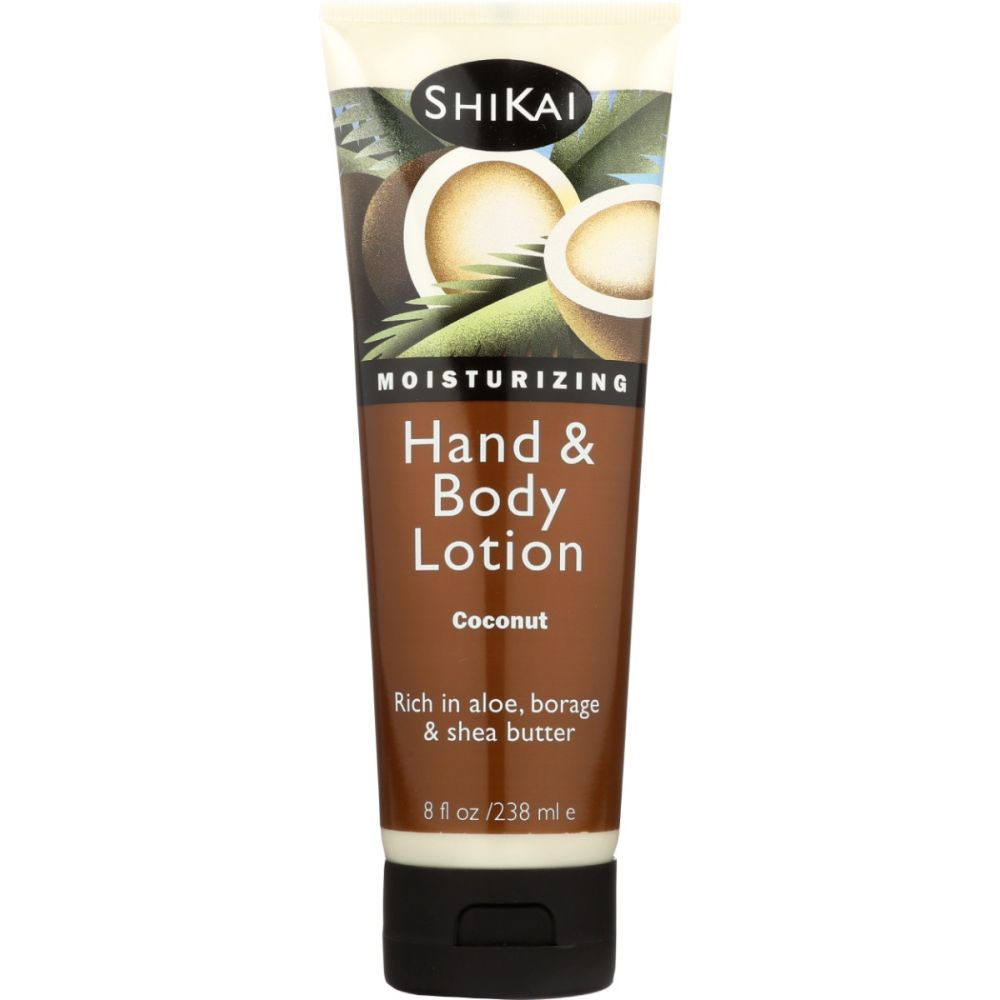 SHIKAI: Coconut Hand and Body Lotion, 8 oz